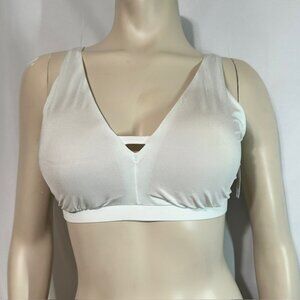 Jockey Smooth & Radiant Bralette in White Size XXL